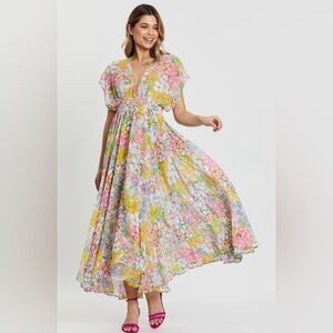 Kate Spade Floral Dots Multicolor Swim Coverup NEW